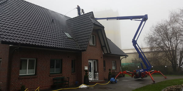 Reinigung einer Photovoltaikanlage